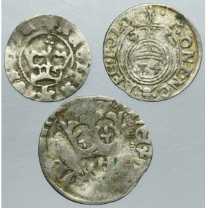 Lot, Ladislaus II Jagiello, John I Olbracht, Sigismund III Vasa, Halfgroschen and 3 Polker (3 pcs.)