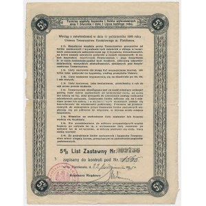 TKM Piotrków, 5% list zastawny, 100 zł, 1925
