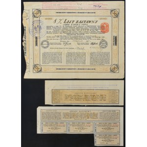Towarzystwo Kredytowe Ziemskie w Warszawie, 8% list zastawny 1924, 50 dolarów - RZADKI