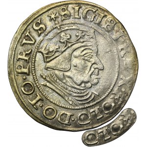 Sigismund I the Old, Groschen Danzig 1539 - PRVS - EXTREMELY RARE, ROLO