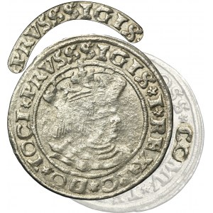 Sigismund I the Old, Groschen Thorn 1528 - PRVSS - EXTREMELY RARE