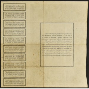 5% Short-term State Loan 1920, 1,000 mkp bond