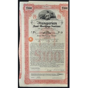 Hungarian Land Mortgage Institute, 7,5% list zastawny, 100 funtów
