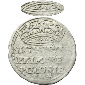 Sigismund I the Old, Groschen Krakau 1527 - EXTREMELY RARE, crown rim without decorations