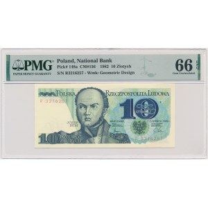 10 złotych 1982 - R - PMG 66 EPQ