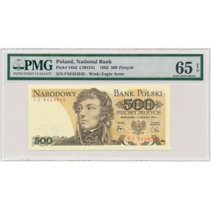 500 gold 1982 - FS - PMG 65 EPQ