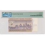 200,000 zl 1989 - R 0000065 - PMG 64 EPQ - low serial number