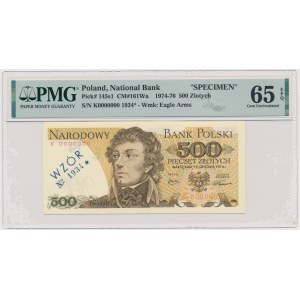 500 gold 1974 - MODEL - K 0000000 - No.1934 - PMG 65 EPQ.