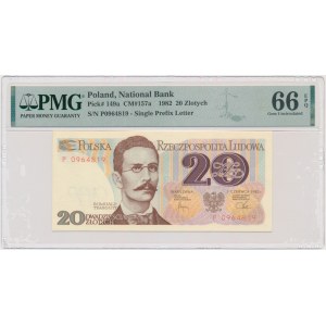 20 złotych 1982 - P - PMG 66 EPQ