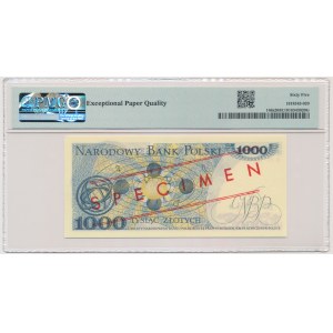 1.000 złotych 1979 - WZÓR - BM 0000000 - No.1764 - PMG 65 EPQ