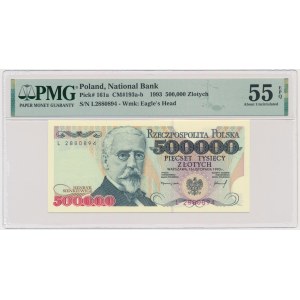 500.000 złotych 1993 - L - PMG 55 EPQ