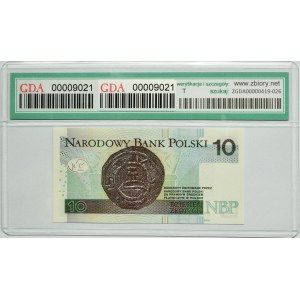 10 złotych 2012 - AA - GDA 67 EPQ