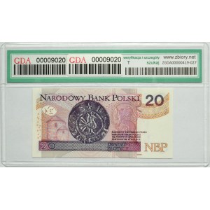 20 złotych 2012 - AA - GDA 58