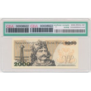 2.000 złotych 1982 - CC - GDA 65 EPQ