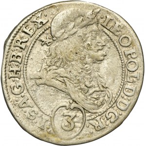 Hungary, Leopold I, 3 Kreuzer Kremnitz 1694 KB