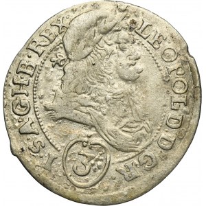 Hungary, Leopold I, 3 Kreuzer Kremnitz 1694 KB