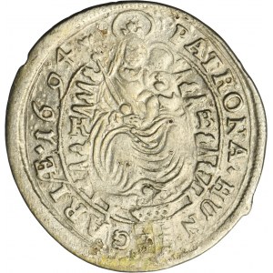Hungary, Leopold I, 3 Kreuzer Kremnitz 1694 KB