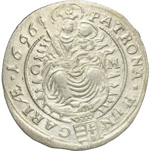 Hunagry, Leopold I, 3 Kreuzer Kosice 1696 CM