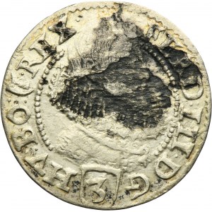 Silesia, Habsburg rule, Ferdinand III, 3 Kreuzer Glatz 1629 PH