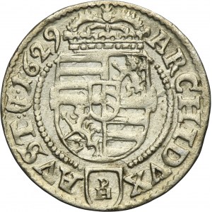 Silesia, Habsburg rule, Ferdinand III, 3 Kreuzer Glatz 1629 PH