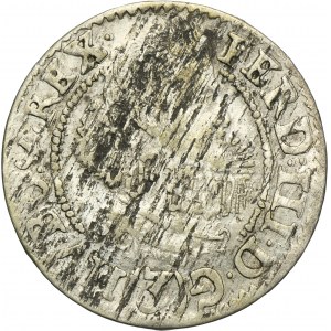 Silesia, Habsburg rule, Ferdinand III, 3 Kreuzer Glatz 1628 PH