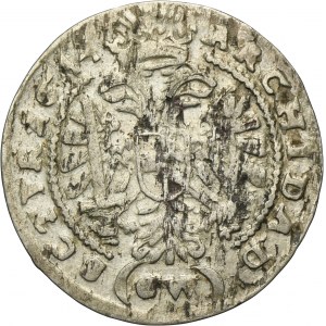 Silesia, Habsburg rule, Ferdinand III, 3 Kreuzer Glatz 1644 GW