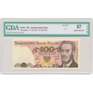 100 złotych 1976 - AL - GDA 67 EPQ