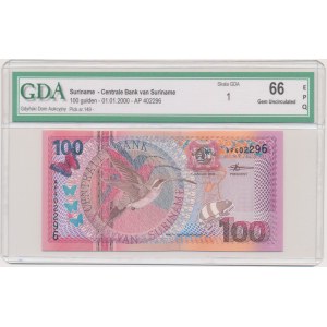 Suriname, 100 Gulden 2000 - GDA 66 EPQ