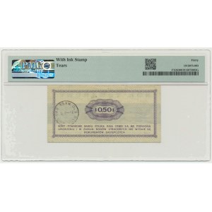 Pewex, 50 centów 1969 - GC - PMG 30