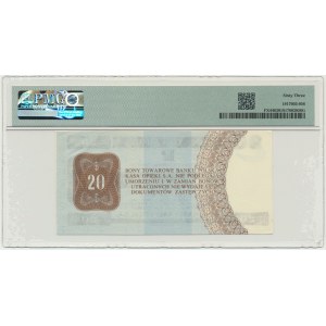 Pewex, 20 dolarów 1979 - HH - PMG 63