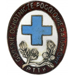 Badge of the PTTK Mountain Volunteer Search and Rescue Service