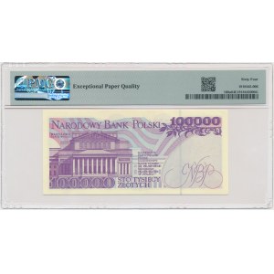 100.000 złotych 1993 - A - PMG 64 EPQ - pierwsza seria