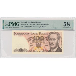 100 gold 1976 - AD - PMG 58 - extremely rare