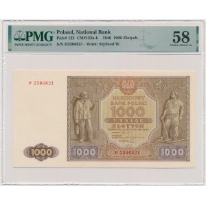 1.000 złotych 1946 - H - PMG 58