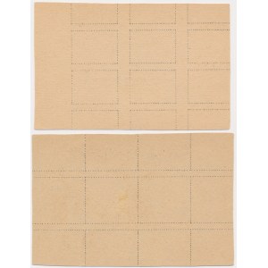 Zestaw, Karty Poborowe Rady Związków Organizacji Polskich 1916 klasy I i II (2 szt.)