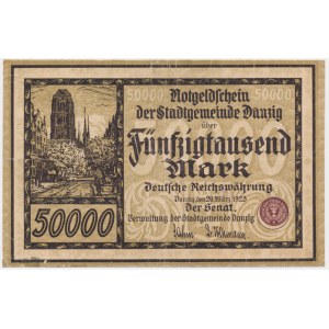 Danzig, 50.000 Mark 1923