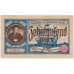 Danzig, 10.000 Mark 1923
