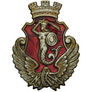 Cap badge Warsaw Trams