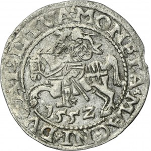 Sigismund II August, 1/2 Groschen Vilnius 1552 - RARE, LI/LITVA