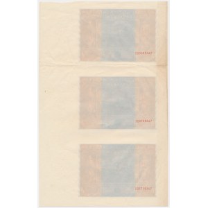 Fragment arkusza 20 złotych 1936 - DD - destrukt - (3 szt.)