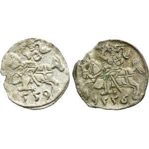 Lot, Sigismund II August, Denarius Vilnius (2 pcs.)
