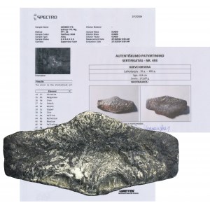 Kievan Rus, Kiev type Grivna 11th-13th century - certificate of authenticity
