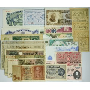 Group of European banknotes (23 pcs.)