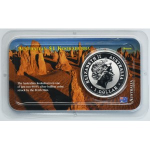 Australia, Elizabeth II, 1 Dollar Perth 2000 P - Kookaburra