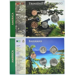 Lot, Bahamas and Trinidad and Tobago, Two vintage sets (10 pcs.)