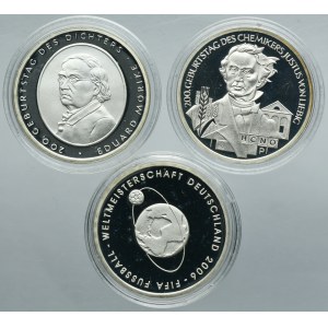 Lot, Germany, 10 Euro (3 pcs.)