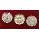 Zestaw, Mieszko i Dąbrówka 100 złotych 1966 - próby oraz obiegowa (3 szt.)