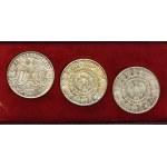 Zestaw, Mieszko i Dąbrówka 100 złotych 1966 - próby oraz obiegowa (3 szt.)