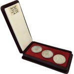 Zestaw, Mieszko i Dąbrówka 100 złotych 1966 - próby oraz obiegowa (3 szt.)