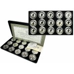Lot, Australia, Elizabeth II, 1 Dollar Perth 1996-1998 - Kookaburra (15 pcs.)